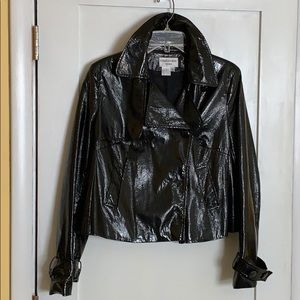 Black Patent Leather Jacket